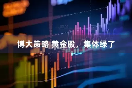博大策略 黄金股，集体绿了